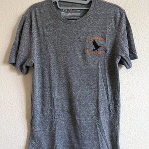 Embroidered Haikyuu Inspired Karasuno Volleyball Grey Gray Short Sleeve Tshirt